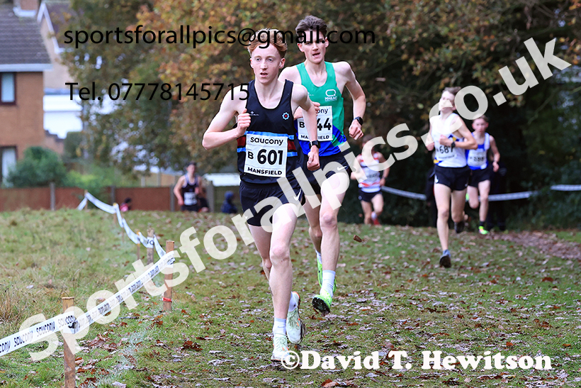 Mens Under-17s 2024 National Cross Country Relays, Berry Hill Park, Mansfield.   Photo: David T. Hewitson/Sports for All Pics